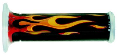 HARRI'S GRIPS - BLACK W/FLAMES - Alpinestars Compression Shorts