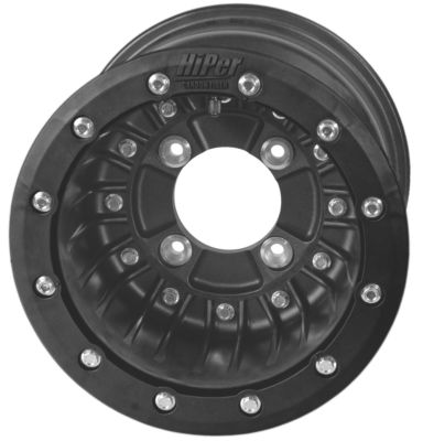 HIPER SINGLE BEADLOCK REAR WHEEL - 8X8 3+5 BLACK