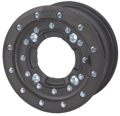  Hiper CF1 Single Beadlock Front Wheel - 10X5 3+2 Black