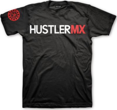 HUSTLER MX T-SHIRT - Mens Casual Motocross Dirt Bike T-Shirts 