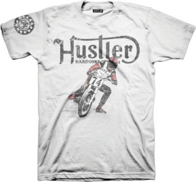 HUSTLER SLIDER T-SHIRT - Mens Casual Motocross Dirt Bike T-Shirts 