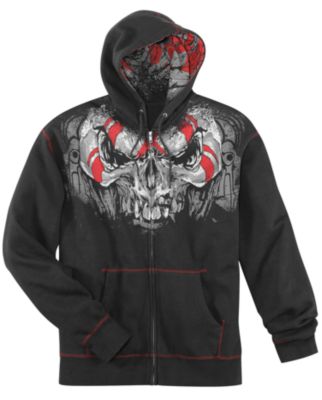 ICON CHIEFTAN ZIP HOODY - Mens Casual Motorcycle Sweatshirts & Hoodies 