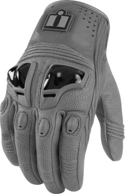 ICON JUSTICE LEATHER GLOVE - 2012 Factory Effex Monster Energy ATV Graphics - Kawasaki