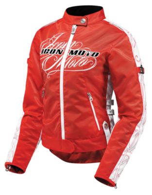 ICON WOMEN'S HELLA STREET ANGEL JACKET - Motorcycle Riding Gear