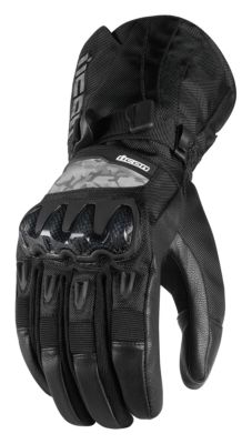 ICON PATROL WATERPROOF GLOVES - Motorcycle Riding Gear