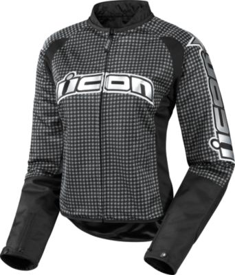 ICON WOMEN'S HOOLIGAN 2 GLAM JACKET - Motorcycle Riding Gear