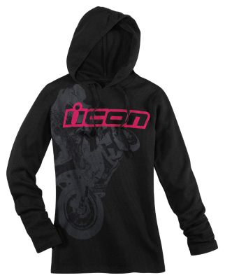 ICON WOMEN'S BRITTON HOODY - Womens Dirt Bike Sweatshirts & Hoodies 