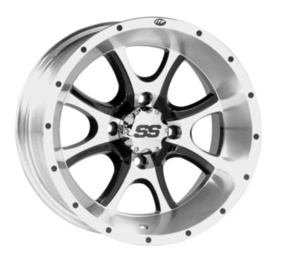 ITP SS108 REAR WHEEL - 12X7 MACHINED - Utility ATV Rims & Wheels