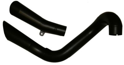 JARDINE GP-1 DUAL STAINLESS STEEL SLIP-ON EXHAUST - BLACK - 