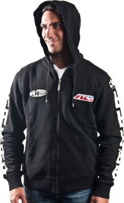 JT RACING OVAL LOGO HOODY - Mens Casual Motorcycle Sweatshirts & Hoodies 