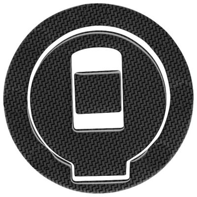 KEITI CARBON FIBER LOOK GAS CAP PAD - YAMAHA 7 BOLT -  Motorcycle Gas Caps 