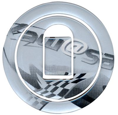 KEITI GAS CAP PAD - KAWASAKI SILVER