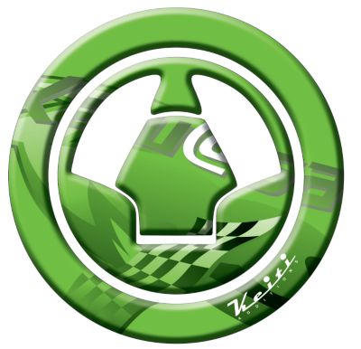 KEITI GAS CAP PAD - KAWASAKI GREEN 2006 - 
