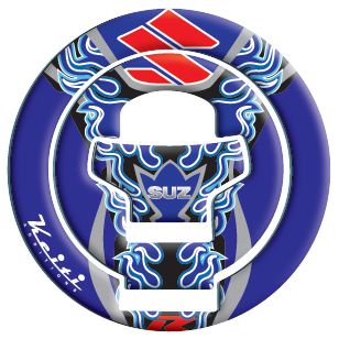 KEITI GAS CAP PAD - SUZUKI BLUE FLAME 2002 -  Motorcycle Tank Accessories 
