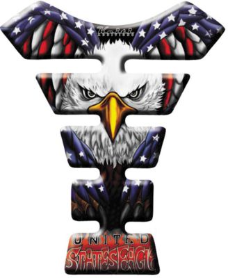 KEITI TANK PROTECTOR - US FLAG EAGLE -  Motorcycle Tank Accessories 