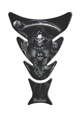 KEITI TANK PROTECTOR - REAPER WITH SKULL -  Motorcycle Tank Accessories 