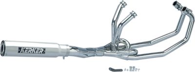 KERKER K-SERIES FULL SYSTEM WITH CHROME HEADER AND ALUMINUM CANISTER -  Metric Cruiser Full Exhaust Systems  