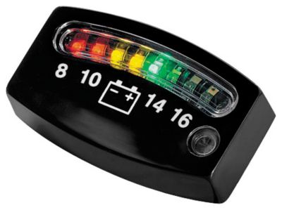 KURYAKYN LED BATTERY GAUGE - BLACK