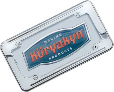 KURYAKYN BALL-MILLED LICENSE PLATE FRAME - Cruiser License Plate