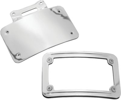 Kuryakyn Curved License Plate Frame - Cruiser License Plate
