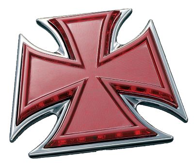 KURYAKYN IRON CROSS LED LIGHT - Cruiser Tail Lights