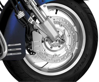 Kuryakyn Spun Blade Spinning Axle Caps - Cruiser Tire And Wheel Accessories