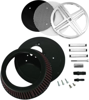 LA CHOPPERS XXX BIG AIR KIT - CHROME - Cruiser Air Cleaner Kits