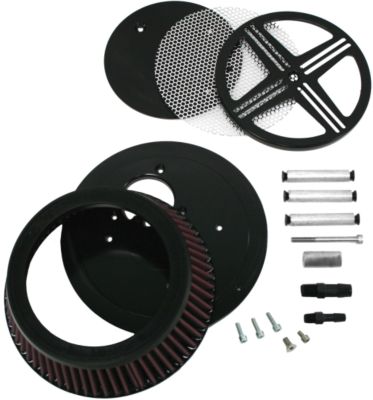 LA CHOPPERS XXX BIG AIR KIT - BLACK - Cruiser Air Cleaner Kits