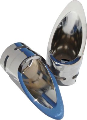 LA CHOPPERS EXHAUST TIP FOR CURVEDD EXHAUST SYSTEM - Cruiser Exhaust Accessories