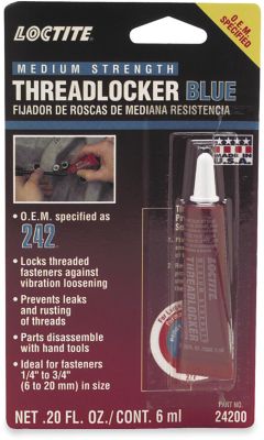 LOCTITE 242 THREADLOCKER - BLUE - 