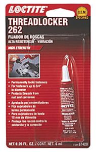 LOCTITE 262 THREADLOCKER - RED - 