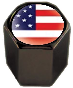 LOCKHART PHILLIPS LOGO VALVE CAPS - US FLAG