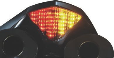 LOCKHART PHILLIPS LED TAIL LIGHT WITH INTEGRATED TURN SIGNALS - SMOKE