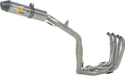  Leo Vince SBK Factory Evo II Full System - Titanium With Carbon Fiber End Cap