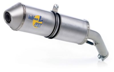 LEOVINCE OVAL EVO2 ALUMINUM HIGH MOUNT SLIP-ON
