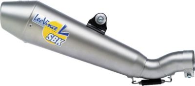 LEO VINCE SBK GP STYLE EVO2 SLIP-ON - STAINLESS STEEL SINGLE CANISTER - 
