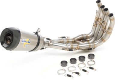 LEO VINCE SBK FACTORY R EVO2 FULL SYSTEM - TITANIUM WITH CARBON FIBER END CAP - 
