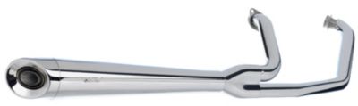 LEO VINCE SILVERTAIL BLACKJACK 2-INTO-1 EXHAUST SYSTEM -  Metric Cruiser Full Exhaust Systems  
