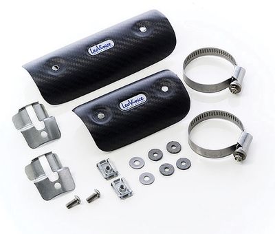 LEO VINCE UNIVERSAL CARBON FIBER HEAT SHIELD FOR LINK PIPES - SMALL - 
