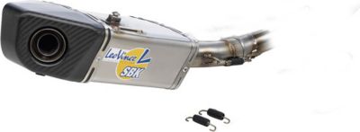 LEO VINCE SBK EVO2 UNDERBODY SLIP-ON - STAINLESS STEEL - 