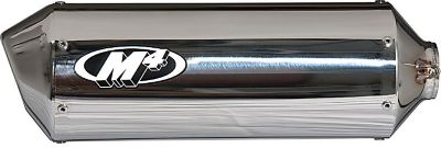 M4 SLIP-ON RACE EXHAUST - POLISHED SINGLE CAN