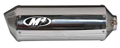 M4 RACE MOUNT FULL SYSTEM EXHAUST - POLISHED - M4 Performance Exhaust For Sportbikes