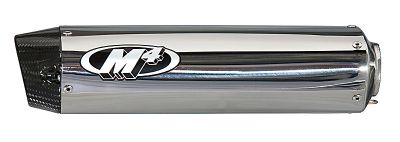 M4 UNDERTAIL FULL SYSTEM EXHAUST - POLISHED WITH TITANIUM MID PIPE - 