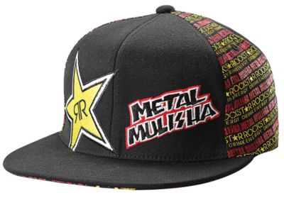 METAL MULISHA FRONT FACE ROCKSTAR HAT -  Motorcycle Clothing & Casual Apparel 
