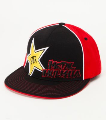 METAL MULISHA IGNITE ROCKSTAR FLEXFIT HAT - Mens Casual Motocross Dirt Bike Hats 