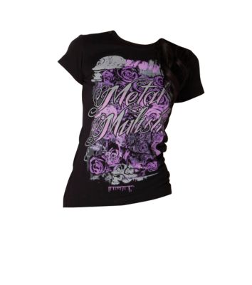 METAL MULISHA WOMENS ROSETTE T-SHIRT - Utility ATV Womens T Shirts