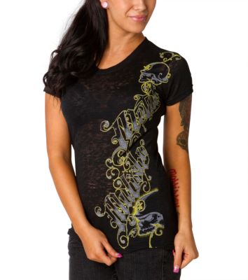 METAL MULISHA WOMEN'S MATCHPOINT T-SHIRT - Utility ATV Womens T Shirts