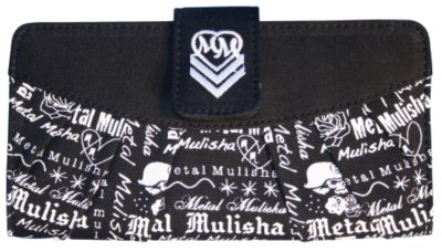 METAL MULISHA SCRIBBLE WALLET BLACK