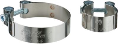 MOOSE STAINLESS EXHAUST CLAMPS - 