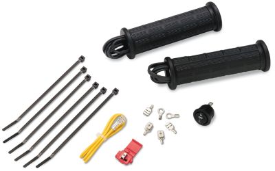 MOOSE NO ADHESIVE HEATED GRIP KIT - THUMB THROTTLE - ATV Grips